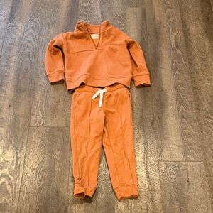 Cat & Jack Orange Kids Jogger Set